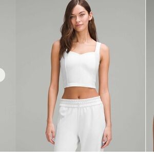 NWT Lululemon Ribbed Softstreme Sweetheart Tank Top